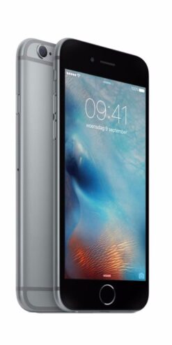 Refurbished iPhone 6 Plus 16GB Zwart Zijkant