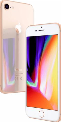 Refurbished iPhone 8 256GB Goud 3D