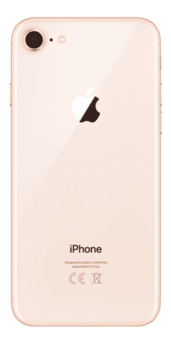 Refurbished iPhone 8 256GB Goud Achterkant
