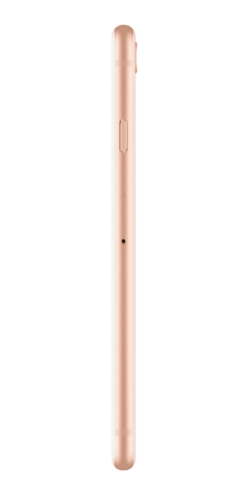 Refurbished iPhone 8 256GB Goud Zijkant