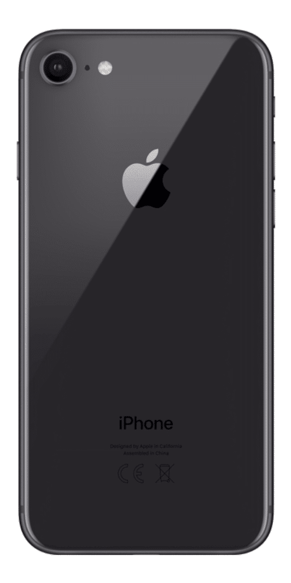 Refurbished iPhone 8 256GB Space Grey Achterkant Refurbished iPhone 8 256GB Space Grey Achterkant