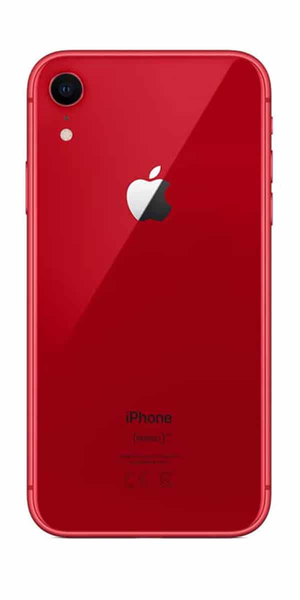 Refurbished iphone Xr 64gb rood achterkant Refurbished iphone Xr 64gb rood achterkant