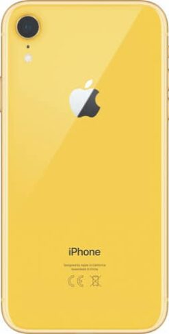 Refurbished iPhone Xr Geel achterkant