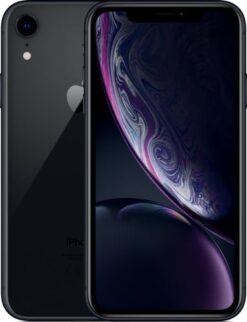 Refurbished iPhone Xr Zwart voorkant en achterkant