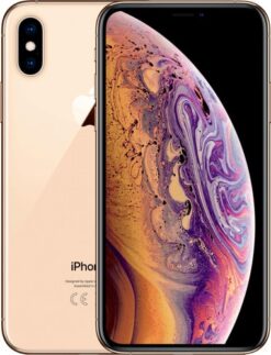 Refurbished iPhone Xs goud voorkant en achterkant