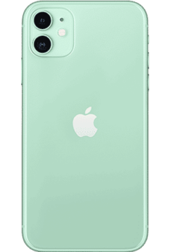 Refurbished iPhone 11 128gb Groen achterkant
