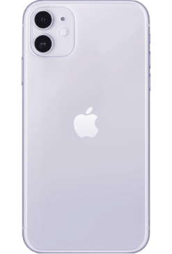 Refurbished iPhone 11 64gb Paars achterkant