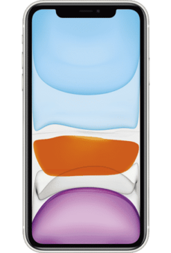 Refurbished iPhone 11 64gb wit voorkant